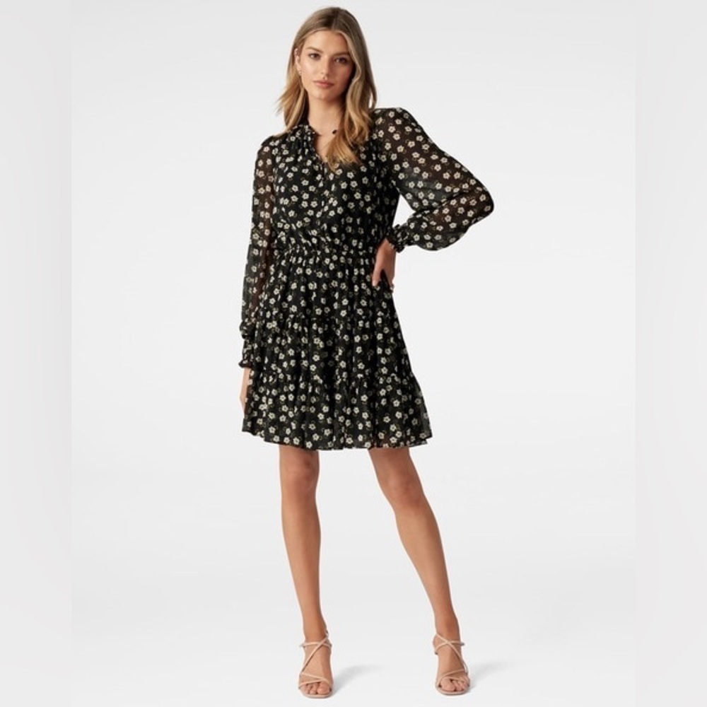 Ever New Floral Tiered Dress
